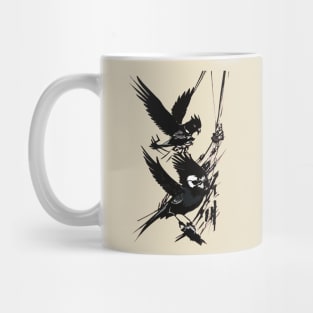 Leonard Cohen - Bird On A Wire - Mug